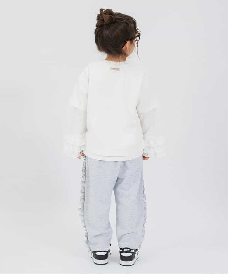 日本童裝 BREEZE 筒狀褲管運動長褲 80-140cm 女童款 秋季 PANTS