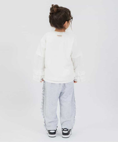 日本童裝 BREEZE 筒狀褲管運動長褲 80-140cm 女童款 秋季 PANTS