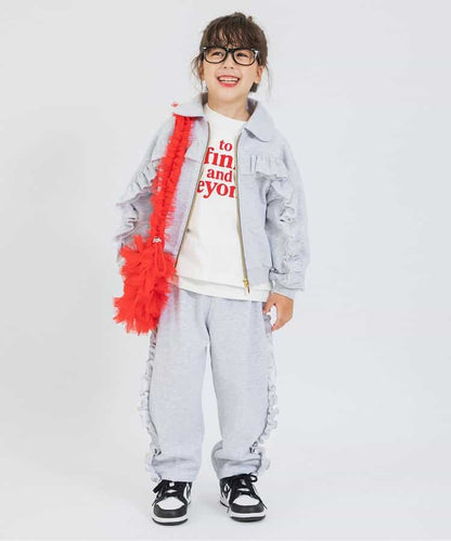 日本童裝 BREEZE 筒狀褲管運動長褲 80-140cm 女童款 秋季 PANTS