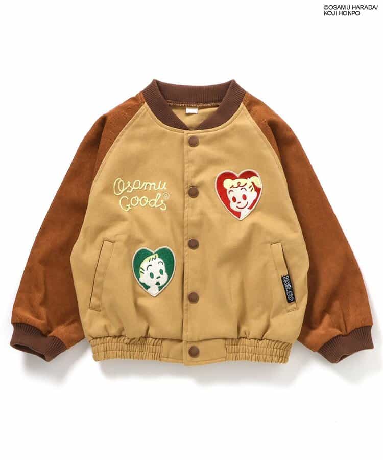 日本童裝 BREEZE x OSAMU GOODS 棒球外套 80-140cm 男童款/女童款 秋季 OUTERWEAR