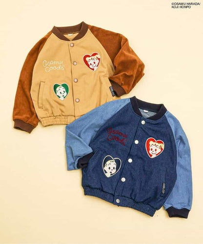 日本童裝 BREEZE x OSAMU GOODS 棒球外套 80-140cm 男童款/女童款 秋季 OUTERWEAR
