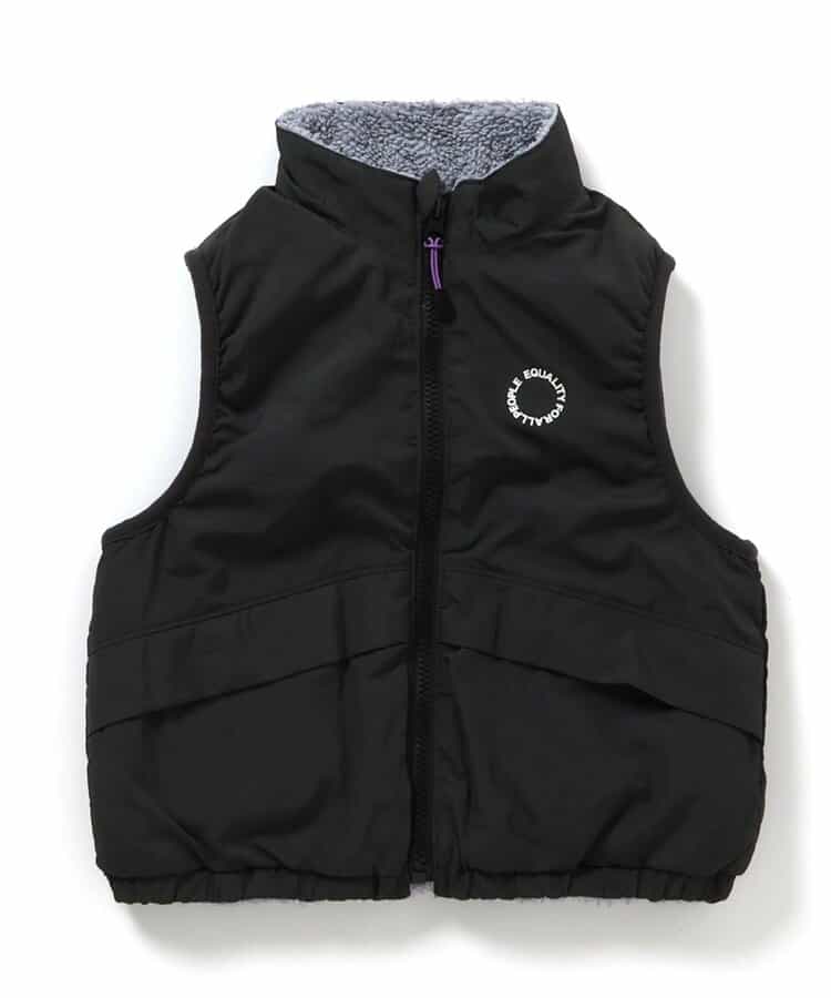 日本童裝 BREEZE 2Way 雙面抓絨背心外套 80-140cm 男童款/女童款 秋季 OUTERWEAR