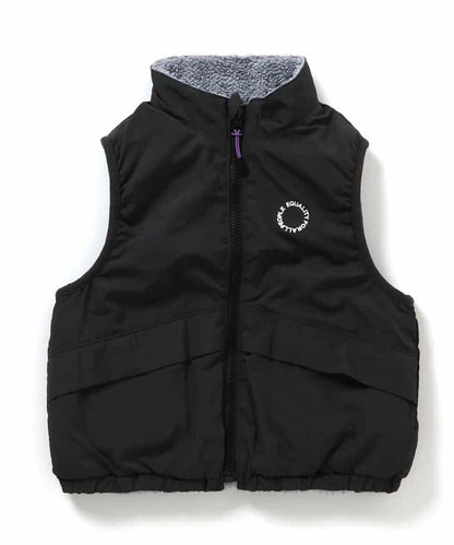 日本童裝 BREEZE 2Way 雙面抓絨背心外套 80-140cm 男童款/女童款 秋季 OUTERWEAR