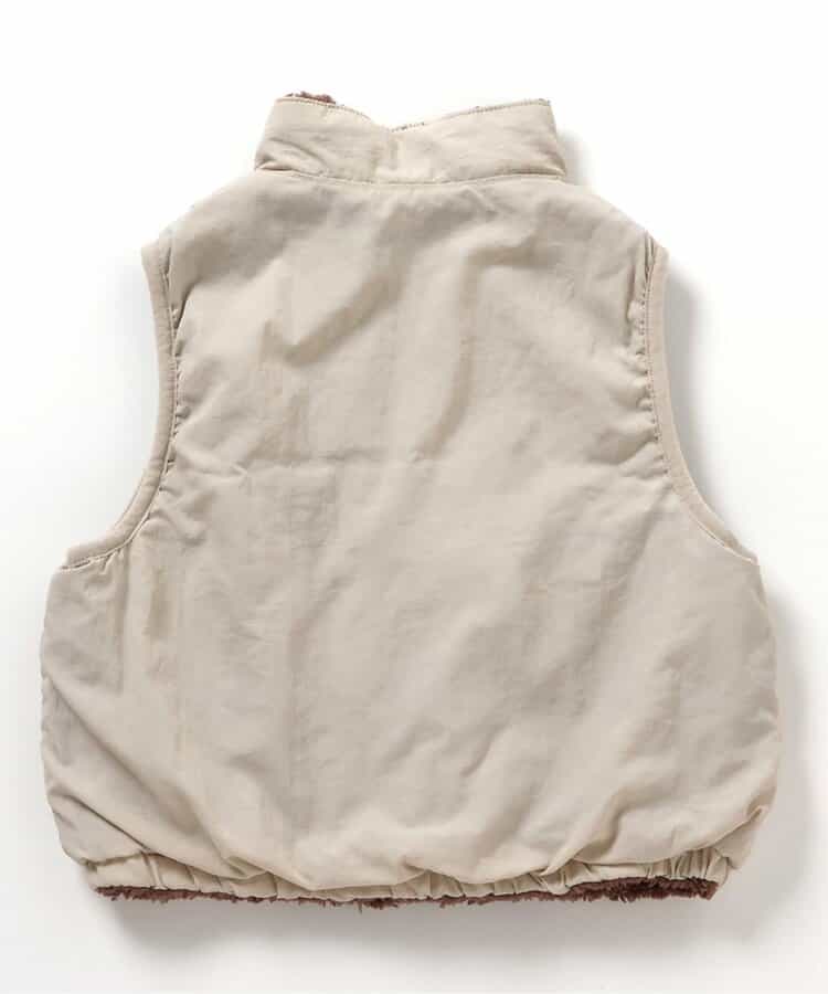日本童裝 BREEZE 2Way 雙面抓絨背心外套 80-140cm 男童款/女童款 秋季 OUTERWEAR