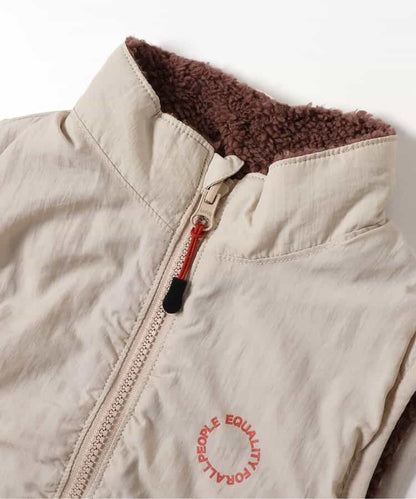 日本童裝 BREEZE 2Way 雙面抓絨背心外套 80-140cm 男童款/女童款 秋季 OUTERWEAR