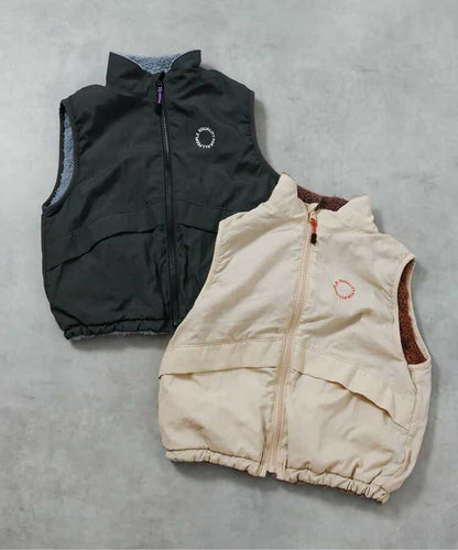 日本童裝 BREEZE 2Way 雙面抓絨背心外套 80-140cm 男童款/女童款 秋季 OUTERWEAR