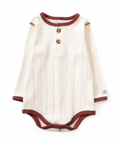 日本童裝 BREEZE 羅紋連衣 70-80cm 男童款/女童款 初生嬰兒 秋季 Jumpsuit