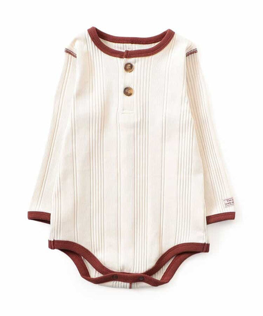 日本童裝 BREEZE 羅紋連衣 70-80cm 男童款/女童款 初生嬰兒 秋季 Jumpsuit