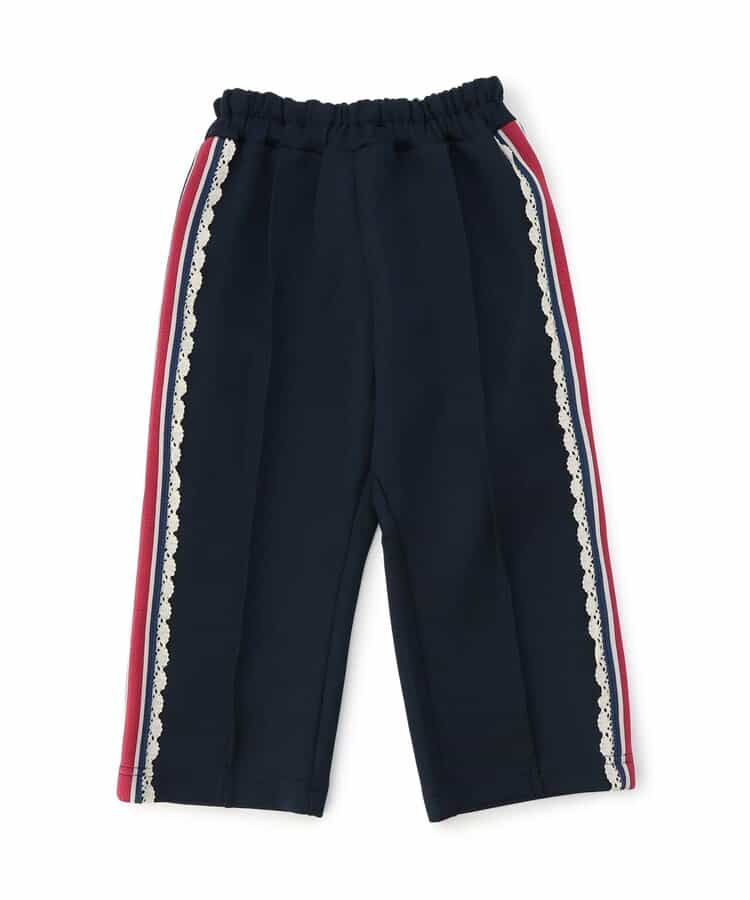 日本童裝 BREEZE 側邊荷葉邊長褲 80-140cm 女童款 秋季 PANTS