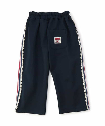 日本童裝 BREEZE 側邊荷葉邊長褲 80-140cm 女童款 秋季 PANTS