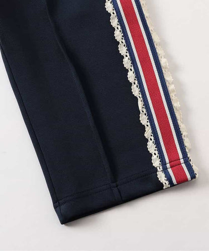 日本童裝 BREEZE 側邊荷葉邊長褲 80-140cm 女童款 秋季 PANTS