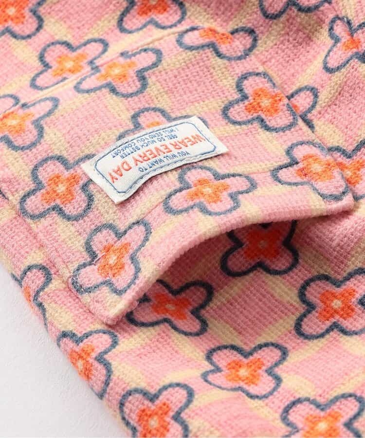 日本童裝 BREEZE 復古花紋荷葉邊長褲 80-140cm 女童款 秋季 PANTS