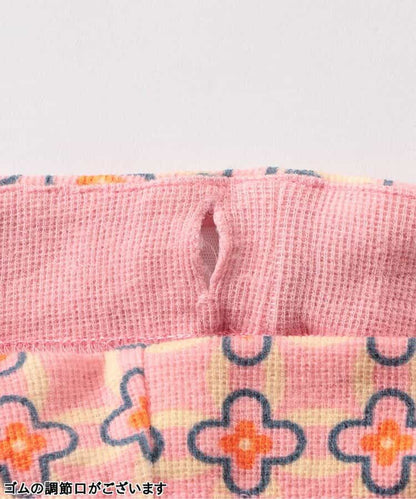 日本童裝 BREEZE 復古花紋荷葉邊長褲 80-140cm 女童款 秋季 PANTS