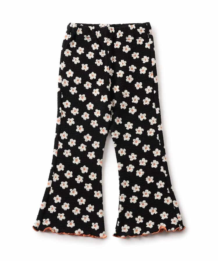 日本童裝 BREEZE 提花喇叭褲 80-140cm 女童款 秋季 PANTS