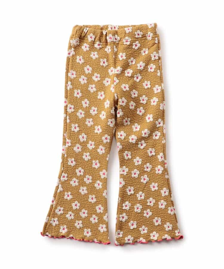 日本童裝 BREEZE 提花喇叭褲 80-140cm 女童款 秋季 PANTS