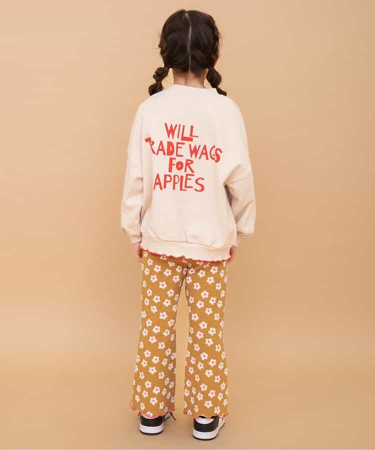 日本童裝 BREEZE 提花喇叭褲 80-140cm 女童款 秋季 PANTS