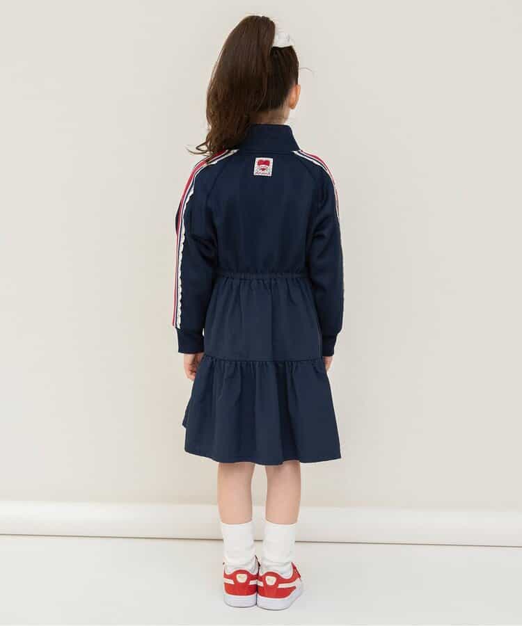 日本童裝 BREEZE 荷葉邊收腰連身裙 80-140cm 女童款 秋季 DRESSES