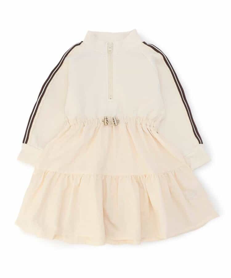 日本童裝 BREEZE 荷葉邊收腰連身裙 80-140cm 女童款 秋季 DRESSES
