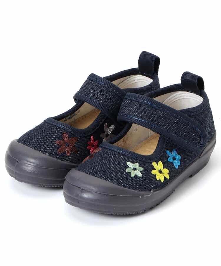 日本直送 BREEZE 刺繡單帶運動鞋 14-19cm 鞋系列 其他品牌