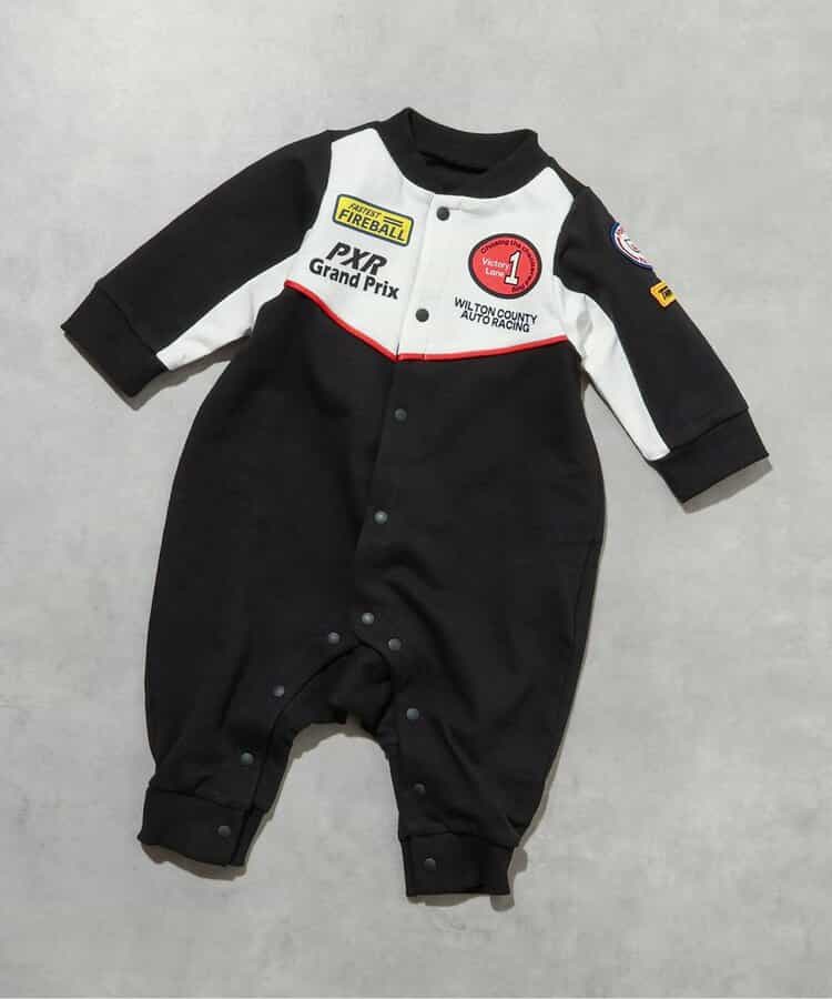 日本童裝 BREEZE  賽車服連衣 70-80cm 男童款/女童款 初生嬰兒 秋季 Jumpsuit 聖誕紅/新年紅