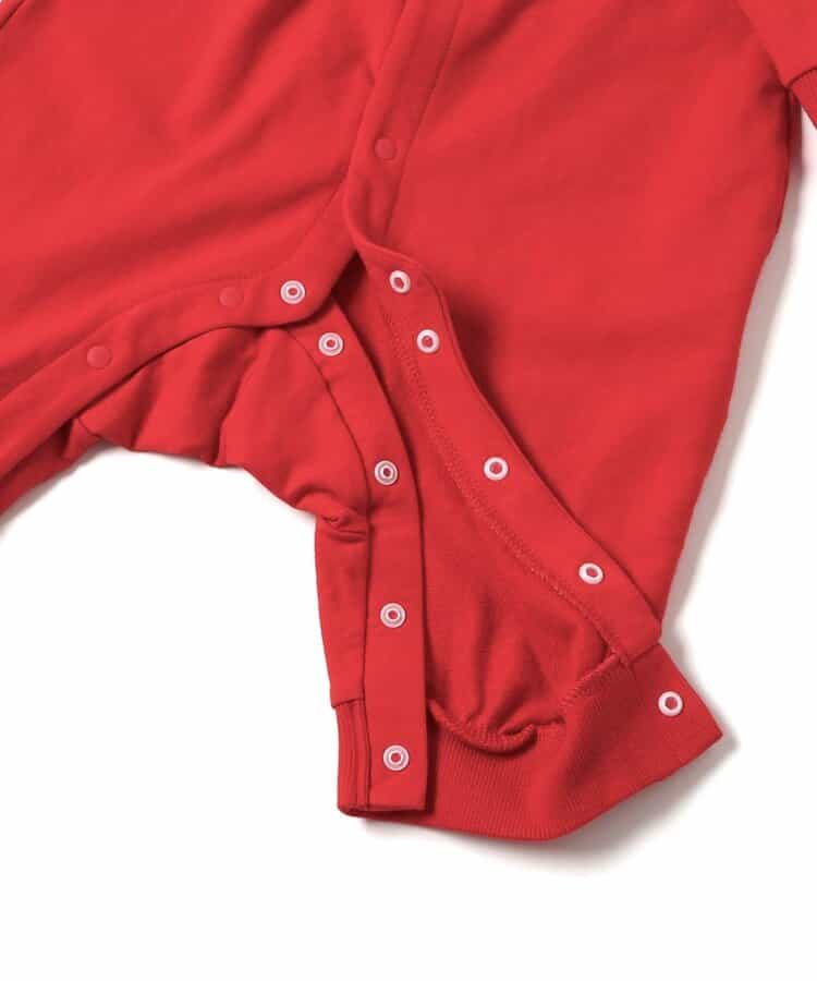 日本童裝 BREEZE  賽車服連衣 70-80cm 男童款/女童款 初生嬰兒 秋季 Jumpsuit 聖誕紅/新年紅