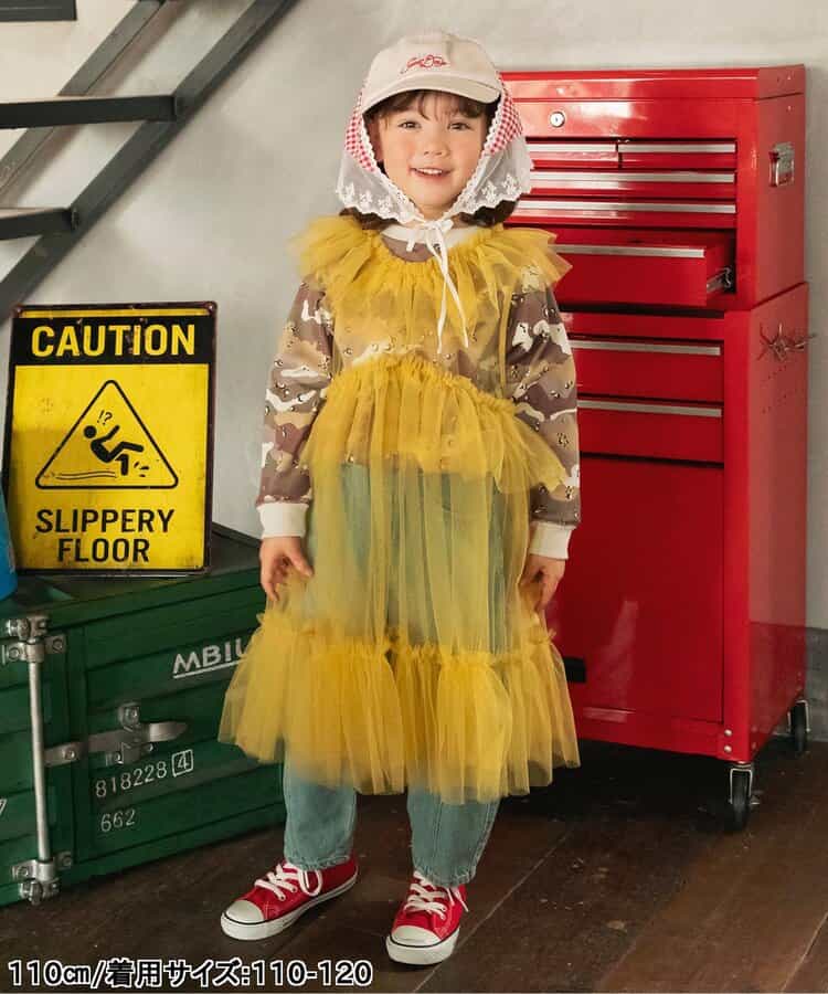 日本童裝 BREEZE 薄紗洋裝背心裙 80-140cm 女童款 秋季 DRESSES