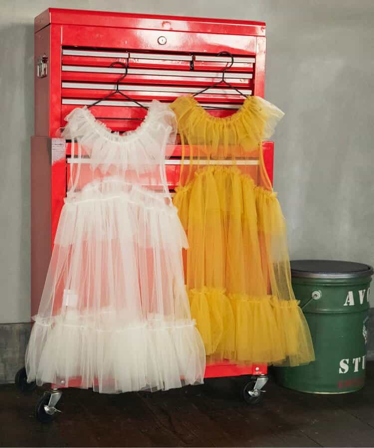 日本童裝 BREEZE 薄紗洋裝背心裙 80-140cm 女童款 秋季 DRESSES