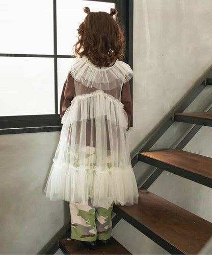 日本童裝 BREEZE 薄紗洋裝背心裙 80-140cm 女童款 秋季 DRESSES