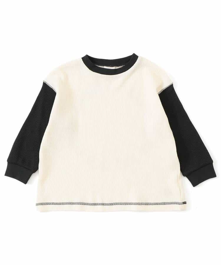 日本童裝 BREEZE 華夫格長袖上衣 90-150cm 男童款/女童款 秋季 TOPS