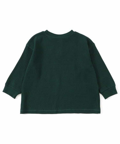 日本童裝 BREEZE 華夫格長袖上衣 90-150cm 男童款/女童款 秋季 TOPS