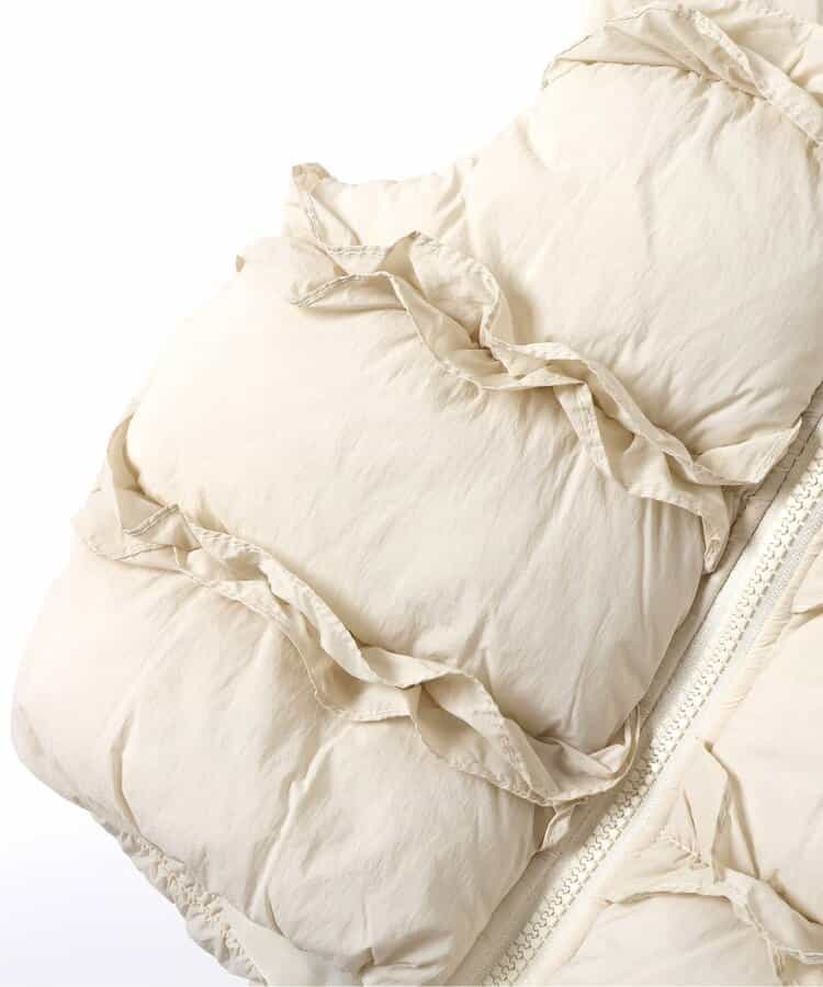 日本童裝 BREEZE 荷葉邊加厚背心外套 80-140cm 女童款 秋季 OUTERWEAR