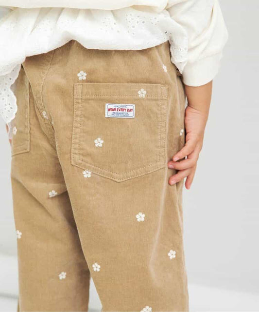 日本童裝 BREEZE 印花休閒長褲 80-140cm 女童款 秋季 PANTS
