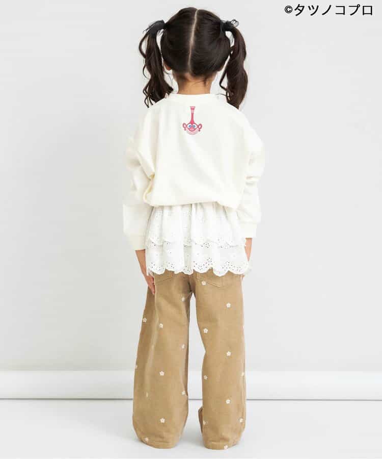 日本童裝 BREEZE 印花休閒長褲 80-140cm 女童款 秋季 PANTS