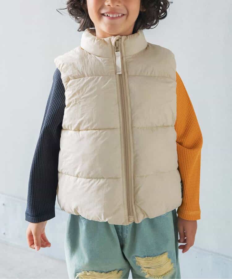 日本童裝 BREEZE 輕盈蓬鬆保暖背心外套 80-150cm 男童款/女童款 秋季 OUTERWEAR