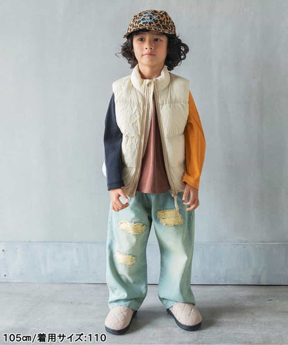 日本童裝 BREEZE 輕盈蓬鬆保暖背心外套 80-150cm 男童款/女童款 秋季 OUTERWEAR