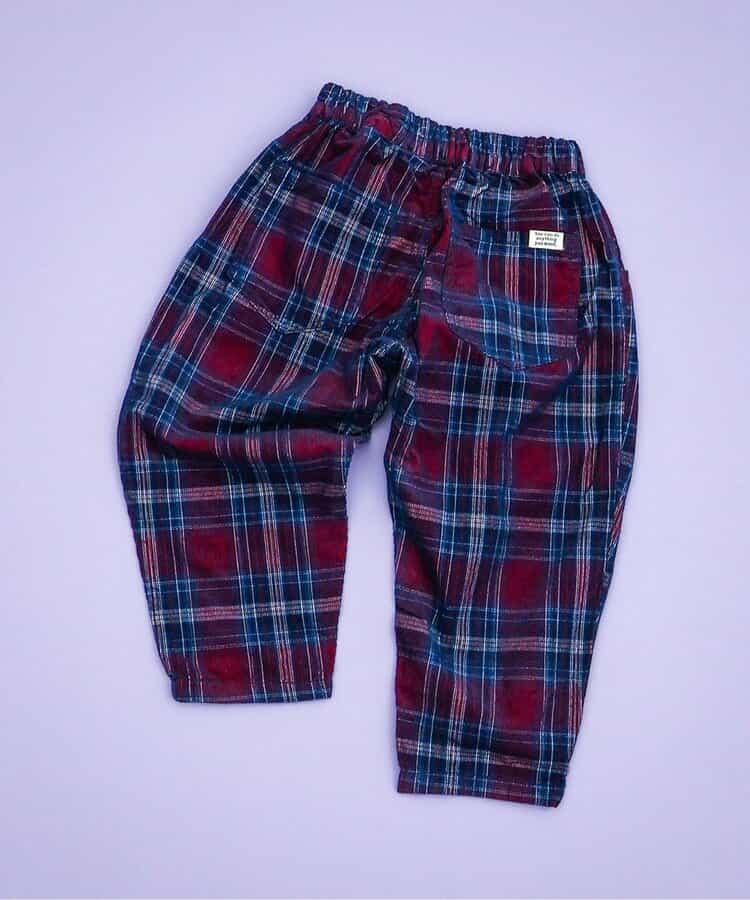 日本童裝 BREEZE 格紋燈芯絨長褲 80-150cm 男童款 秋季 PANTS