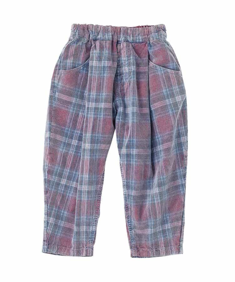 日本童裝 BREEZE 格紋燈芯絨長褲 80-150cm 男童款 秋季 PANTS