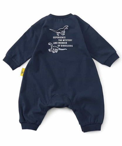 日本童裝 BREEZE x 福井県立恐竜博物館 印花連衣 70-80cm 初生嬰兒 男童款 秋季 Jumpsuit