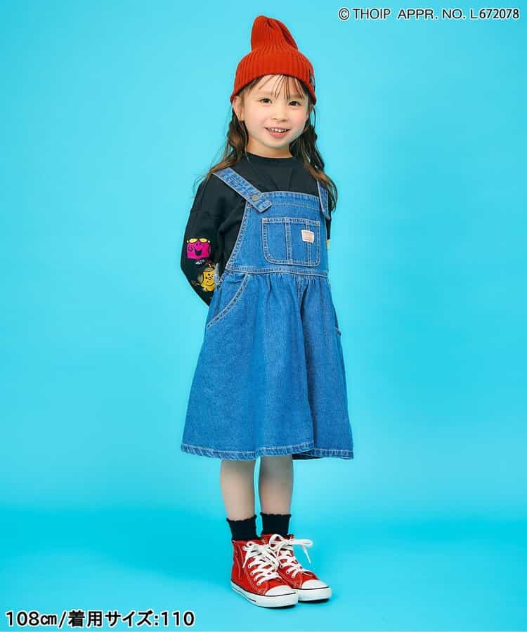 日本童裝 F.O.KIDS x MR.MEN LITTLE MISS 印花袖衛衣 80-140cm 男童款/女童款 秋季 TOPS 其他品牌童裝