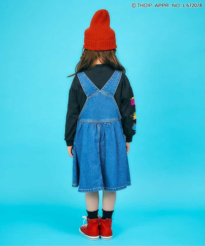 日本童裝 F.O.KIDS x MR.MEN LITTLE MISS 印花袖衛衣 80-140cm 男童款/女童款 秋季 TOPS 其他品牌童裝