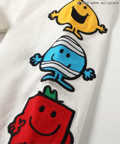 日本童裝 F.O.KIDS x MR.MEN LITTLE MISS 印花袖衛衣 80-140cm 男童款/女童款 秋季 TOPS 其他品牌童裝