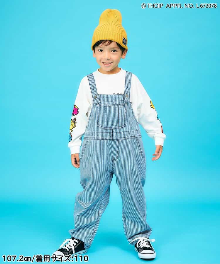 日本童裝 F.O.KIDS x MR.MEN LITTLE MISS 印花袖衛衣 80-140cm 男童款/女童款 秋季 TOPS 其他品牌童裝