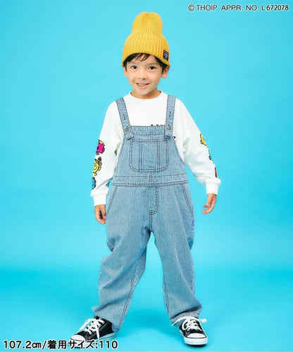 日本童裝 F.O.KIDS x MR.MEN LITTLE MISS 印花袖衛衣 80-140cm 男童款/女童款 秋季 TOPS 其他品牌童裝