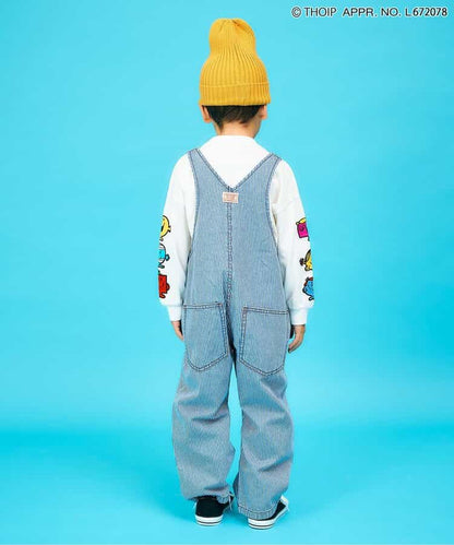 日本童裝 F.O.KIDS x MR.MEN LITTLE MISS 印花袖衛衣 80-140cm 男童款/女童款 秋季 TOPS 其他品牌童裝