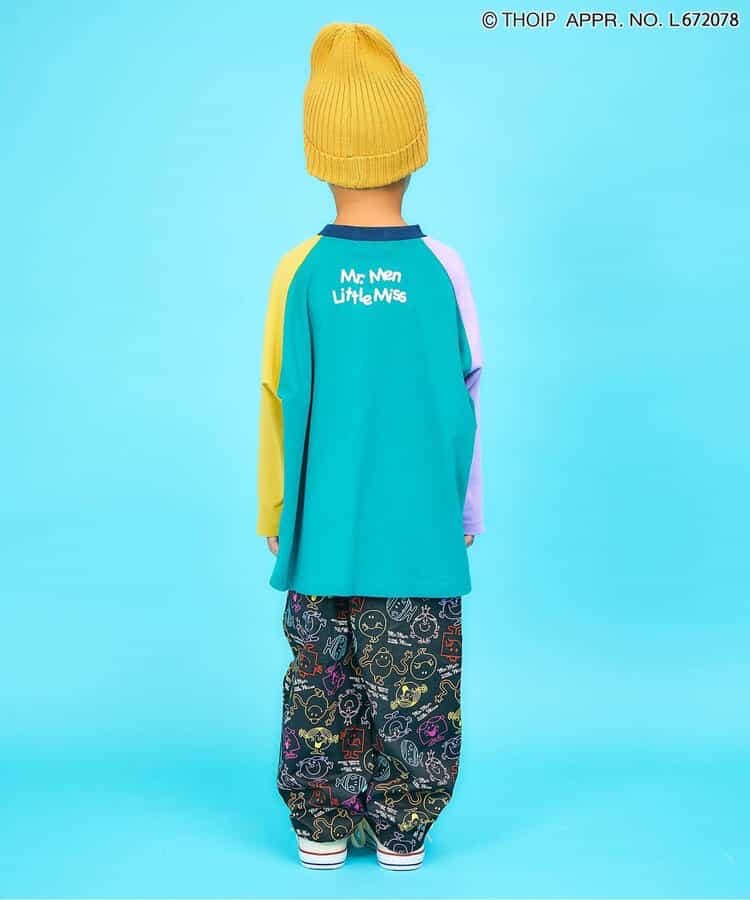 日本童裝 F.O.KIDS x MR.MEN LITTLE MISS 滿印長褲 80-140cm 男童款/女童款 秋季 PANTS 其他品牌童裝