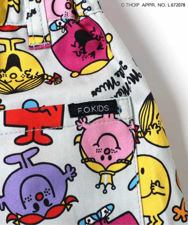 日本童裝 F.O.KIDS x MR.MEN LITTLE MISS 滿印長褲 80-140cm 男童款/女童款 秋季 PANTS 其他品牌童裝