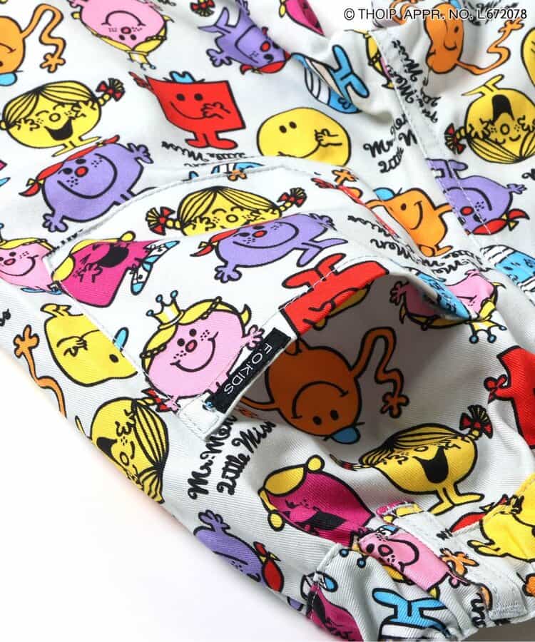 日本童裝 F.O.KIDS x MR.MEN LITTLE MISS 滿印長褲 80-140cm 男童款/女童款 秋季 PANTS 其他品牌童裝