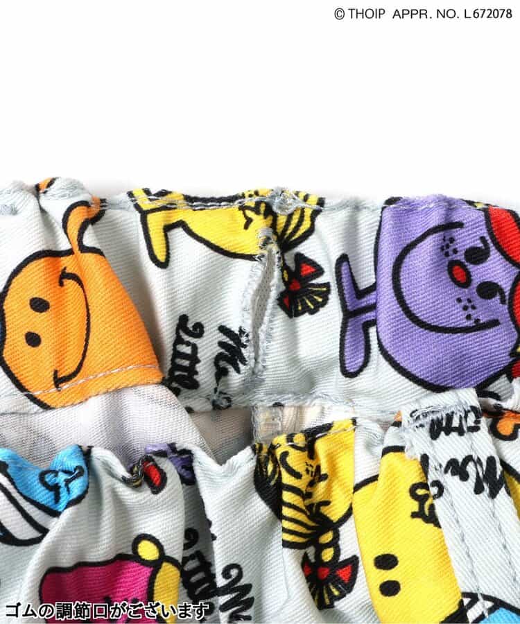 日本童裝 F.O.KIDS x MR.MEN LITTLE MISS 滿印長褲 80-140cm 男童款/女童款 秋季 PANTS 其他品牌童裝