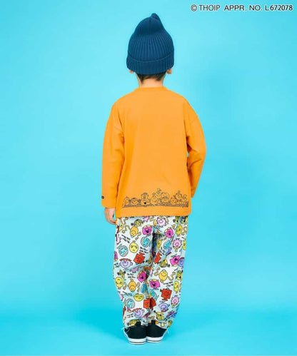 日本童裝 F.O.KIDS x MR.MEN LITTLE MISS 滿印長褲 80-140cm 男童款/女童款 秋季 PANTS 其他品牌童裝