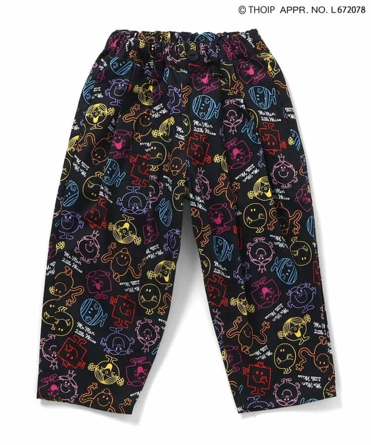 日本童裝 F.O.KIDS x MR.MEN LITTLE MISS 滿印長褲 80-140cm 男童款/女童款 秋季 PANTS 其他品牌童裝